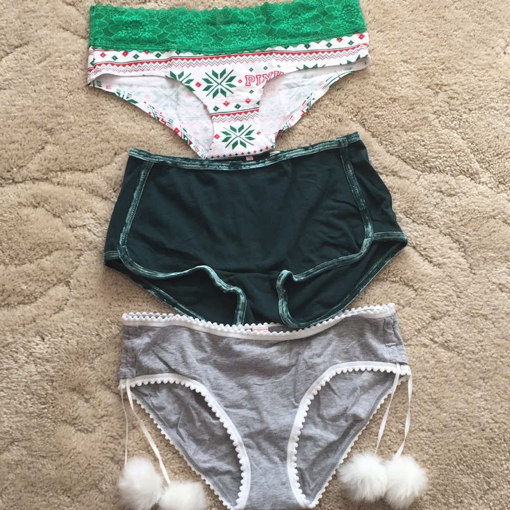 PINK and Victoria’s Secret panty bundle, size S